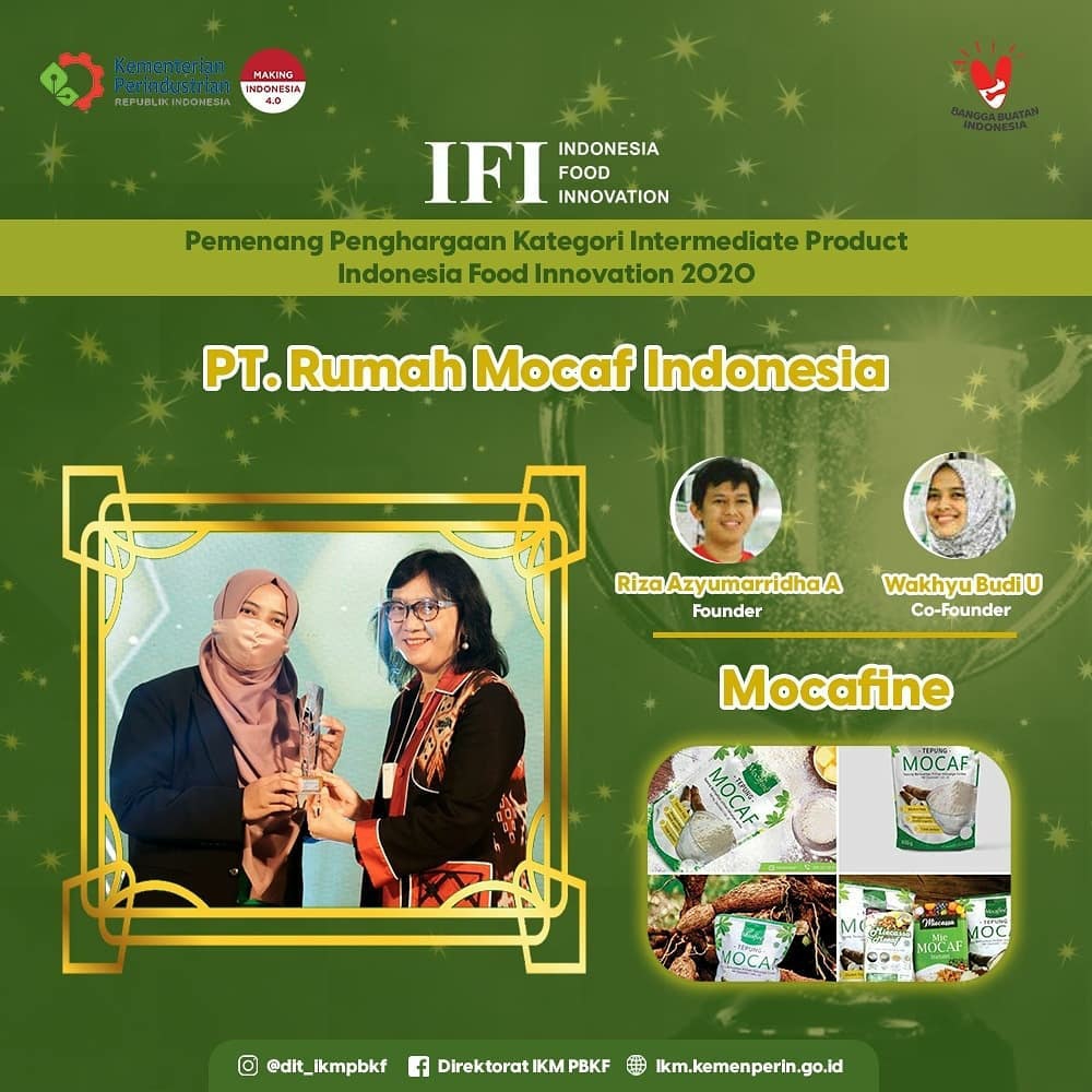 Rumah Mocaf Indonesia Jadi Pemenang IFI 2020, Bikin Tepung Singkong Serbaguna – PelakuBisnis.com