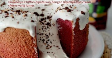 Resep Chiffon Red Velvet Lava Gluten Free