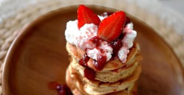Resep Strawberry Pancake Gluten Free
