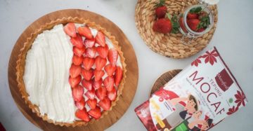 Resep strawberry cheese pie